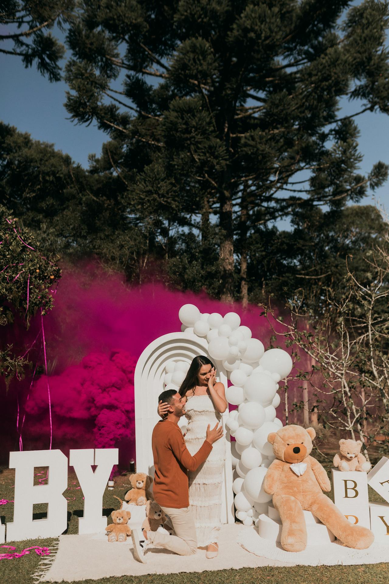 Beautiful gender reveal party decorations